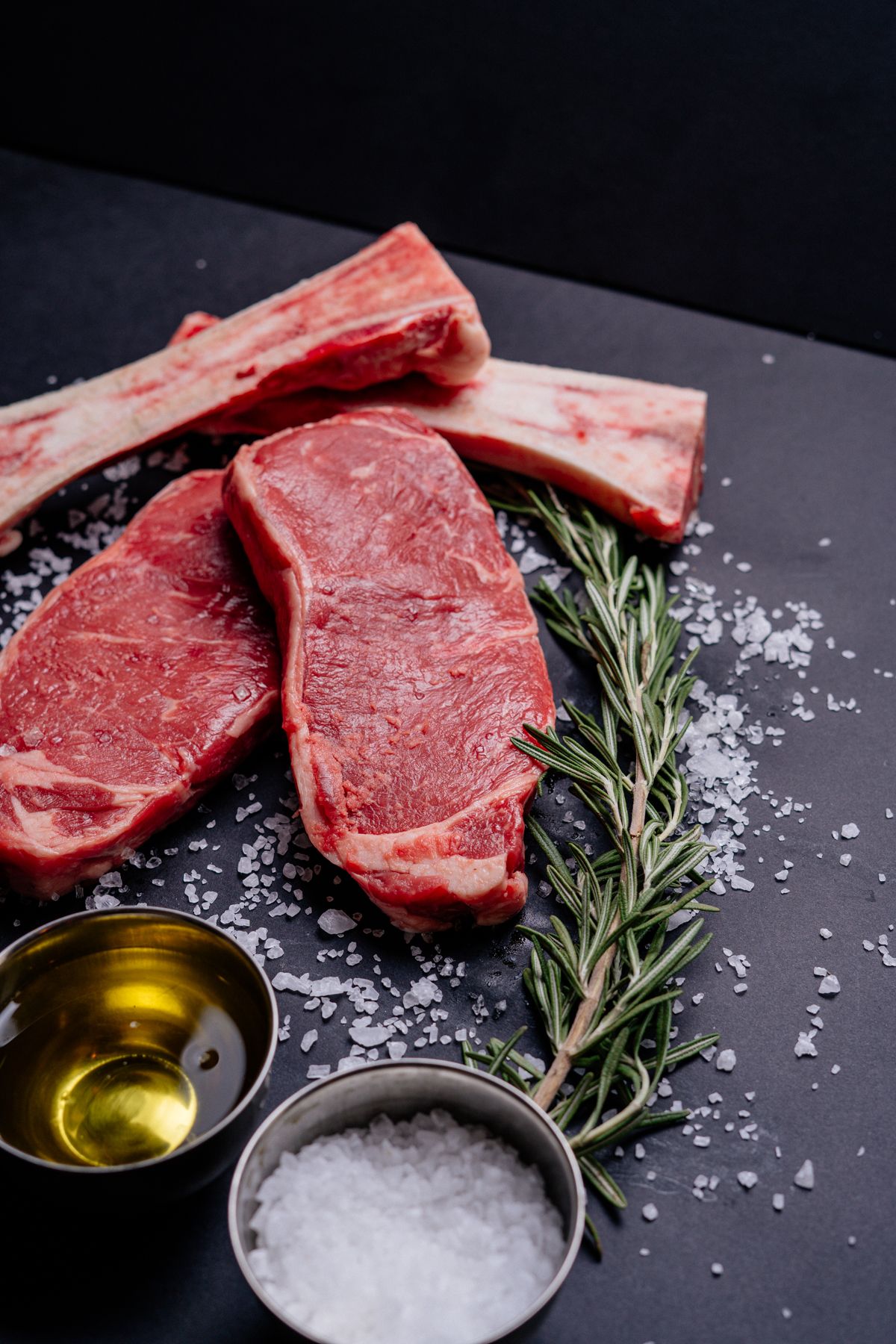Fresh cut sirloin from Sand River Ranch beef